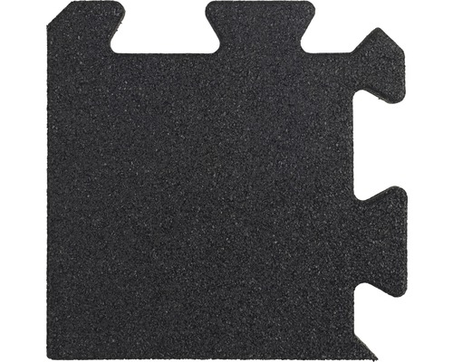 Fallschutzmatte Puzzle Ecke schwarz 25 mm