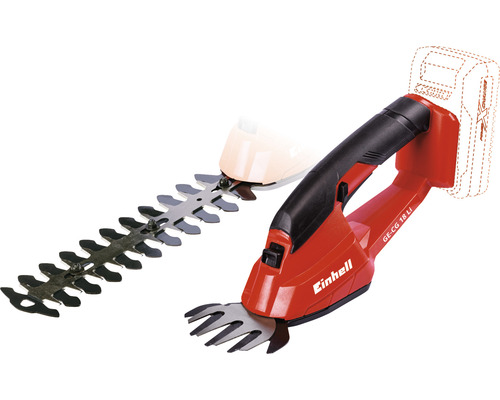 Einhell Akku Gras- und Strauchschere mit zwei Aufsätzen