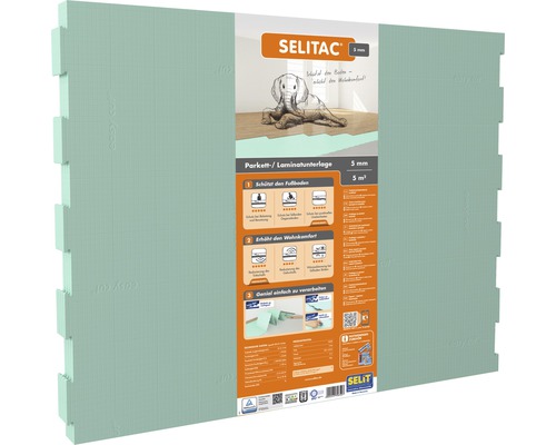 Plaque d'assise Selitac 5 mm pack de 5 m2
