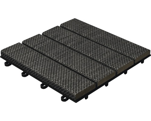 Carrelage en plastique florco tex 30x30 cm anthracite