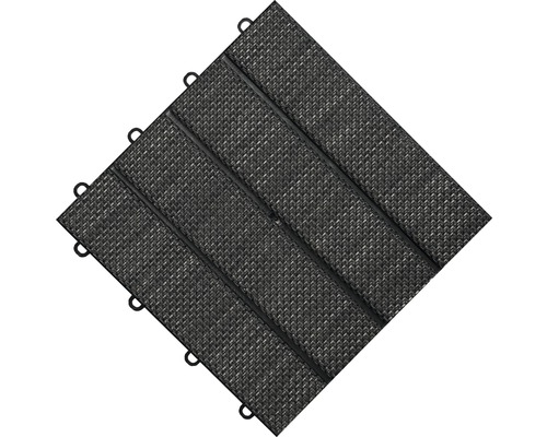 Dalle de sol carrée avec structure textile