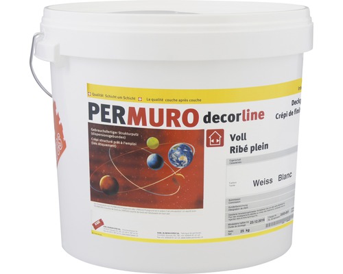 KABE Deckputz Permuro decorline Vollabrieb 2 mm weiss 25 kg