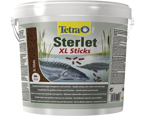Tetra nourriture pour bassins de jardin Pond Sterlet XL Sticks 5 l Aliment pour poissons Tetra Sterlet XL Sticks en seau
