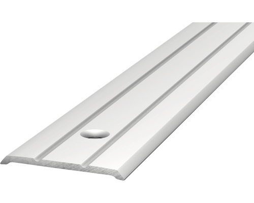 Profilé de finition alu perforé argent 25x3x2700 mm