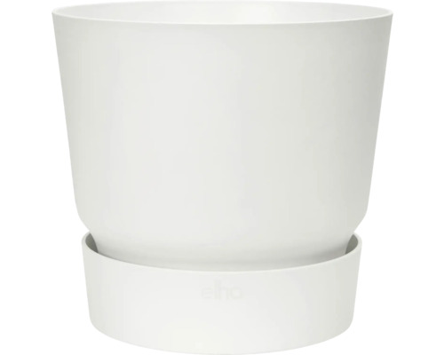 Pot pour plantes elho Greenville plastique Ø 40 cm h 36 cm blanc