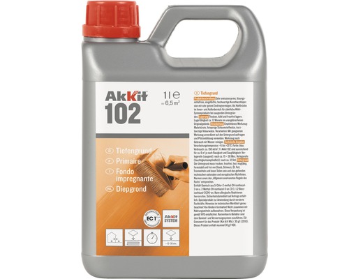Primaire Akkit 102 pour supports absorbants 1 l