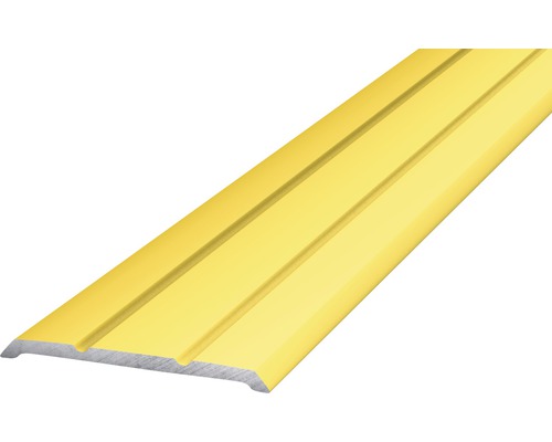 Barre de seuil Prinz aluminium or autocollant 25 x 2700 mm Profilé de transition jaune en aluminium