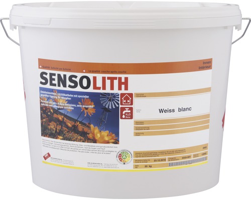 Peinture silicate KABE Sensolith blanche 20 kg