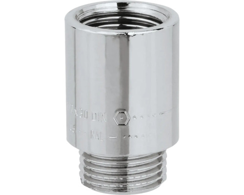 Rallonge de vanne chromée ½" x 40 mm