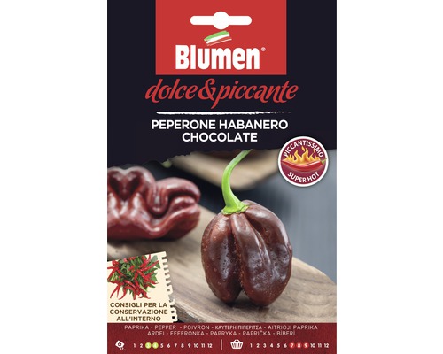 Peperoni Habanero Chocolate Gemüsesamen Samen Mauser