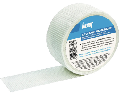 Bande couvre-joint Easy-tape KNAUF 50 mm x 20 m