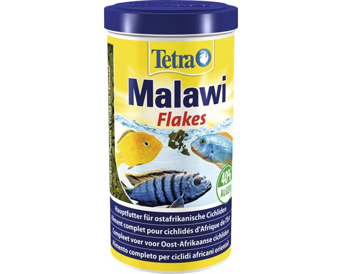 Tetra Malawi Flakes nourriture pour poissons cichlidés d''Afrique de l''Est