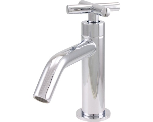 Glänzender Wasserhahn für das Waschbecken