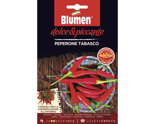 Piment Tabasco semences de légumes Samen Mauser