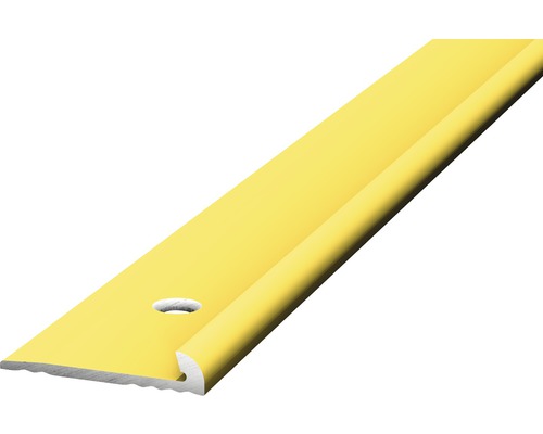 Profilé de finition alu pour PVC or 2,5x3,5x2500 mm