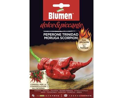 Peperoni Trinidad Scorpion Red Gemüsesamen Samen Mauser