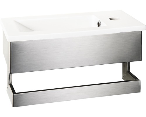 Lave-mains CALPA céramique sanitaire sans revêtement blanc 40x21 cm