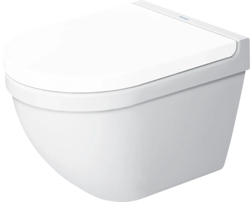 WC suspendu à nettoyage en profondeur Duravit Stark 3 Compact 48.5 cm blanc 2227090000