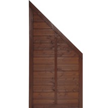 Élément de finition Konsta Venga droite 90 x 180/90 cm marron