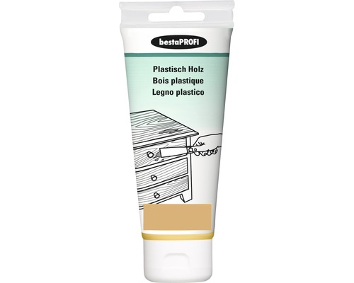 Mastic de réparation pour bois BESTAPROFI, plastique, 100 ml Tube de pâte à bois plastique