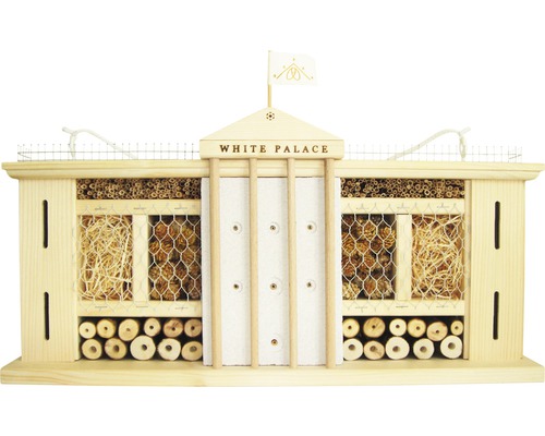 Insektenhotel Weißer Palast 58x12x30 cm