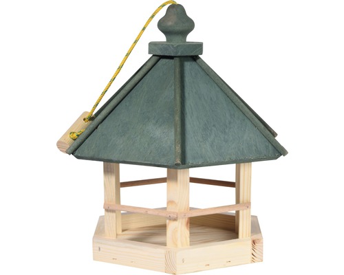 Vogelhaus mit Seilaufhängung