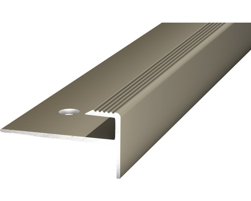 Barre de seuil alu perforé acier inoxydable 15x2500 mm