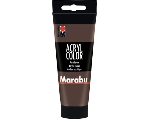 Marabu Acrylfarbe Acryl Color mittelbraun 040 100 ml Marabu Acrylfarbe Tube für Künstlerbedarf