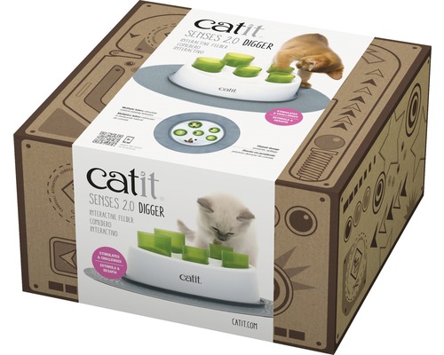 Catit Senses 2.0 Digger distributeur de nourriture interactif dans son emballage