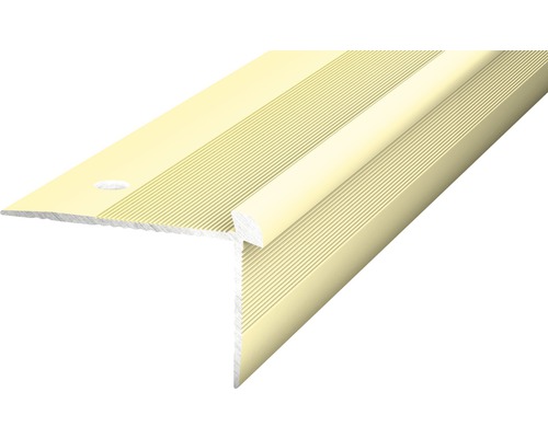 Nez de marche alu pour PVC sahara 3x24x2500 mm