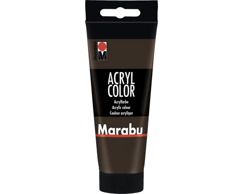Marabu Acrylfarbe Acryl Color dunkelbraun 045 100 ml Marabu Acrylfarbe Tube