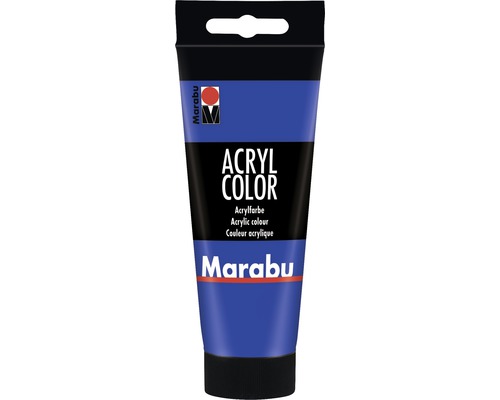Peinture acrylique pour artiste Marabu Acryl Color 055 bleu outremer 100 ml
