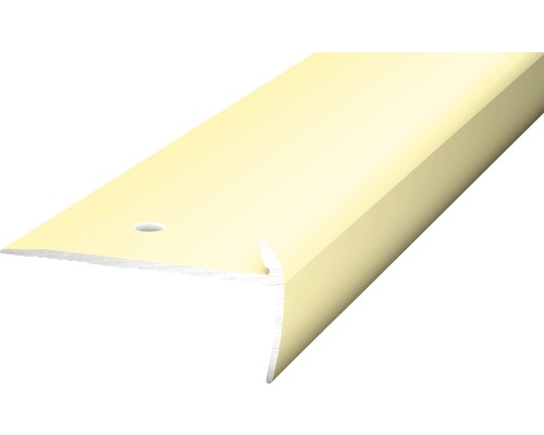 Nez de marche alu pour PVC sahara 5x21,5x2500 mm