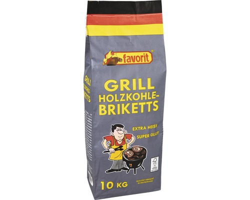 Briquettes de charbon de bois pour barbecue 10 kg FSC