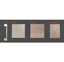 Musterpaket Küchenzeile NEPAL 190 x 170 x 70 mm