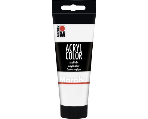 Peinture acrylique pour artiste Marabu Acryl Color 070 blanc 100 ml