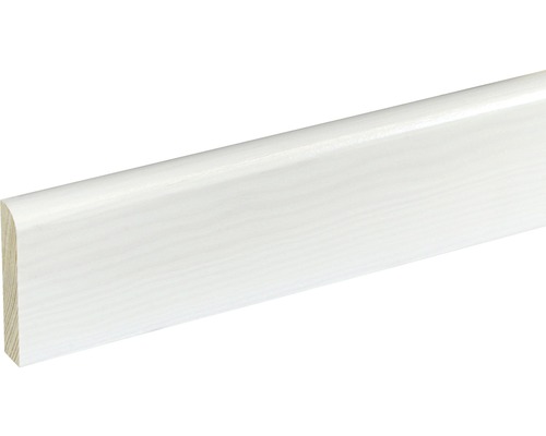 Plinthe SF378/S0587 Konsta épicéa laqué 11x58x2400 mm Plinthe blanche en bois