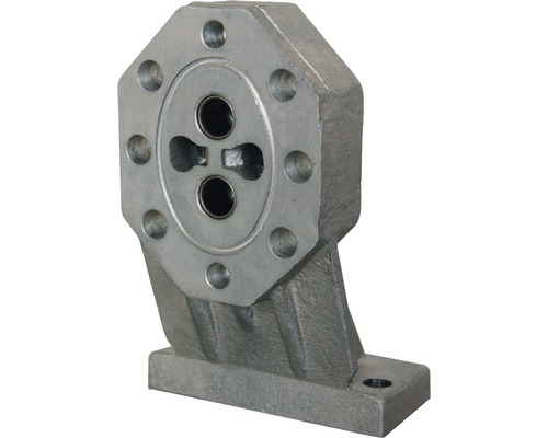 Couvercle de pompe hydraulique pour fendeur de bois de chauffage Atika ASP 5N-UG Bride métallique avec trous pour fixations