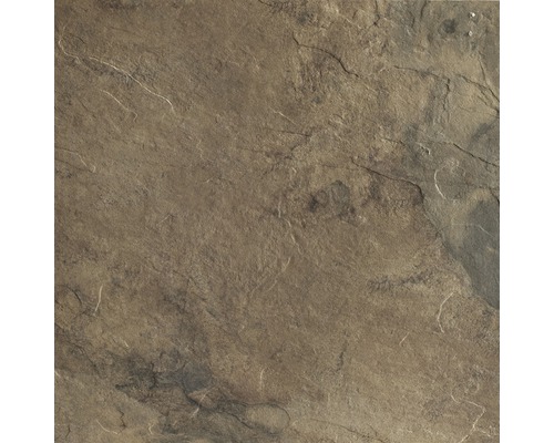 FLAIRSTONE Feinsteinzeug Terrassenplatte Stone braun rektifizierte Kante 60 x 60 x 2 cm Fliese in Steinoptik