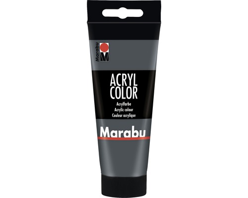 Peinture acrylique pour artiste Marabu Acryl Color 079 gris foncé 100 ml