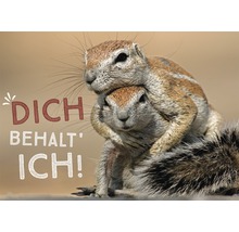 Postkarte Dich Behalt Ich 14,8x10,5 cm