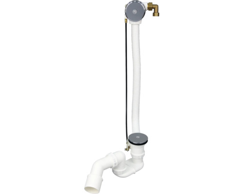 OTTOFOND Ab-und Einlaufgarnitur für Badewanne 1 1/2 Zoll x weiss chrom glänzend 195300 OTTOFOND Ab-und Einlaufgarnitur für Badewanne 1 1/2 Zoll x weiss chrom glänzend 195300