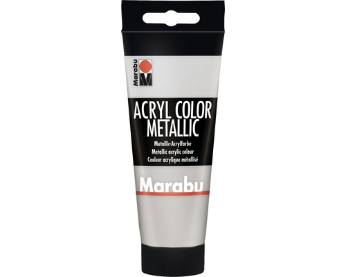 Peinture acrylique pour artiste Marabu Acryl Color 082 argent 100 ml