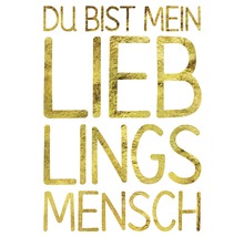 Postkarte Du bist mein Lieblingsmensch 10,5x14,8 cm