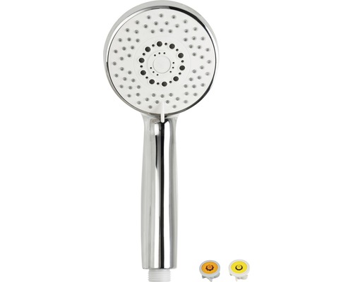 Douchette AVITAL ADDA eco économiseur d'eau Ø 9,5 cm chrome/gris