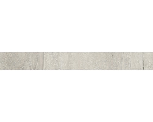 Sockel Memento Travertino grey lappato 7,2x60 cm