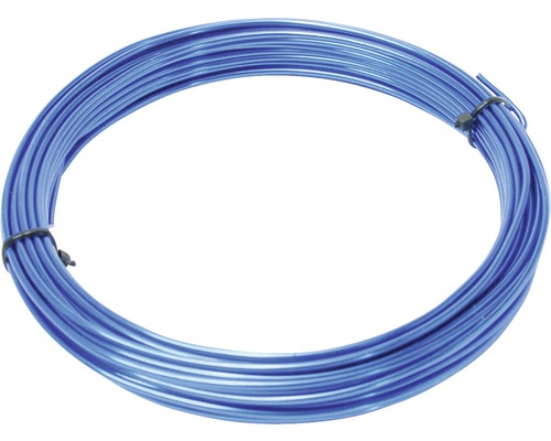 Alu-Draht blau lackiert 2,0mm, 100 g