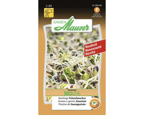 Keimsamen Feinschmecker Bio Mix Blumensamen Samen Mauser