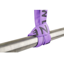 Sangle de levage textile sur barre métallique