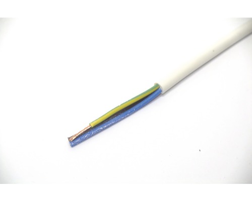 Câble d'appareillage TLDR 2x0,75 mm2 blanc Eca (au mètre)
